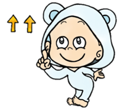 playful babys sticker #14972056