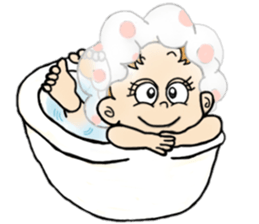 playful babys sticker #14972059