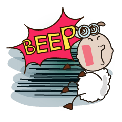 Hyperactivity Fluffy-white Sheep