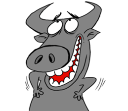bufftoon Mad Buffalo sticker #14973934
