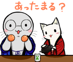 Winter in Japan with Tama-Todo Sticker sticker #14974782