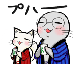 Winter in Japan with Tama-Todo Sticker sticker #14974784