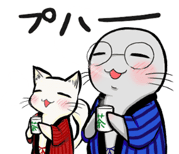 Winter in Japan with Tama-Todo Sticker sticker #14974784