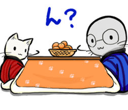 Winter in Japan with Tama-Todo Sticker sticker #14974785