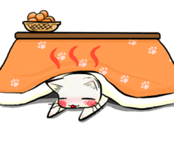 Winter in Japan with Tama-Todo Sticker sticker #14974787