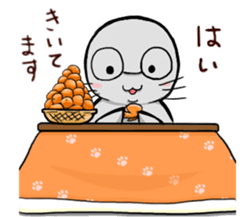 Winter in Japan with Tama-Todo Sticker sticker #14974788