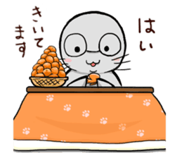 Winter in Japan with Tama-Todo Sticker sticker #14974788