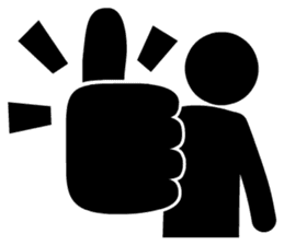 Silhouette patterns sticker #14975924