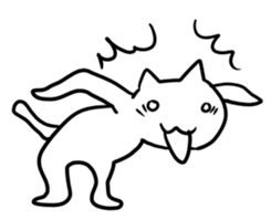 OMG failed cat 4 sticker #14976245