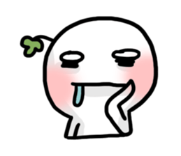 White Eye Man sticker #14976916