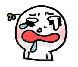 White Eye Man sticker #14976924