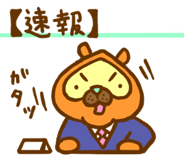 raccoon dog sticher(ver.2) sticker #14977075