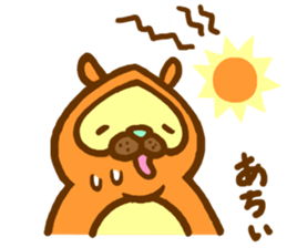 raccoon dog sticher(ver.2) sticker #14977083