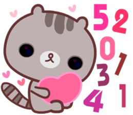 Cat is true love sticker #14977204