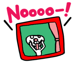 Cat reaction. Afro cat. sticker #14977228