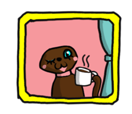 Cat reaction. Afro cat. sticker #14977249