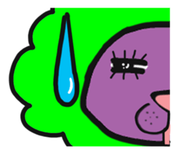 Cat reaction. Afro cat. sticker #14977250