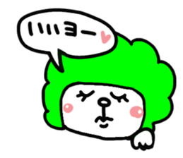 Cat reaction. Afro cat. sticker #14977255