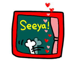 Cat reaction. Afro cat. sticker #14977261