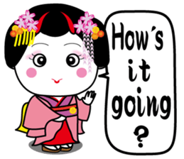 kimono-chan2(English version) sticker #14977520