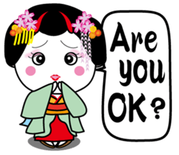 kimono-chan2(English version) sticker #14977521