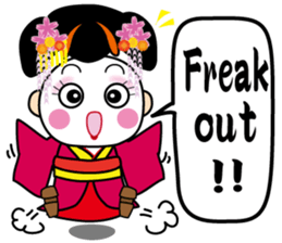 kimono-chan2(English version) sticker #14977523
