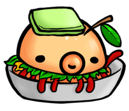 Seafood fastfood sticker #14979018