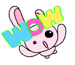 Rabbit of UsaPchan~overseas vr.~ sticker #14979386