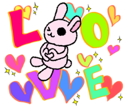 Rabbit of UsaPchan~overseas vr.~ sticker #14979388