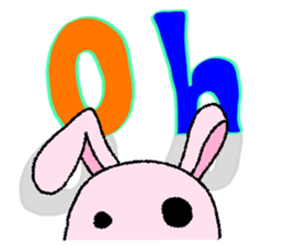 Rabbit of UsaPchan~overseas vr.~ sticker #14979389