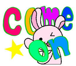 Rabbit of UsaPchan~overseas vr.~ sticker #14979390