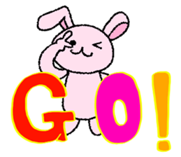 Rabbit of UsaPchan~overseas vr.~ sticker #14979392