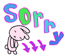 Rabbit of UsaPchan~overseas vr.~ sticker #14979394