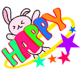 Rabbit of UsaPchan~overseas vr.~ sticker #14979397