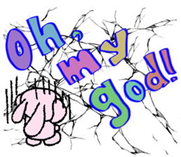 Rabbit of UsaPchan~overseas vr.~ sticker #14979399