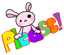 Rabbit of UsaPchan~overseas vr.~ sticker #14979400