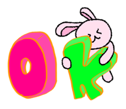 Rabbit of UsaPchan~overseas vr.~ sticker #14979405