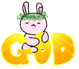 Rabbit of UsaPchan~overseas vr.~ sticker #14979407