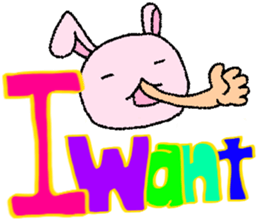 Rabbit of UsaPchan~overseas vr.~ sticker #14979410