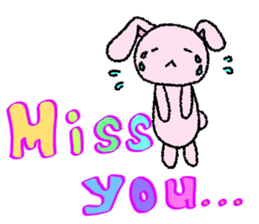 Rabbit of UsaPchan~overseas vr.~ sticker #14979413