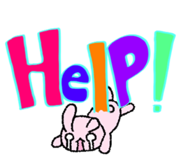 Rabbit of UsaPchan~overseas vr.~ sticker #14979414