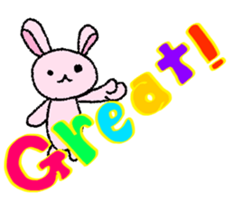 Rabbit of UsaPchan~overseas vr.~ sticker #14979416