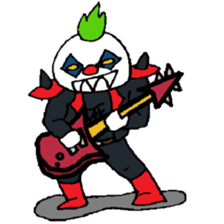 KM55 Metal Killer Clown sticker #14980022