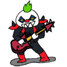 KM55 Metal Killer Clown sticker #14980022