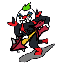 KM55 Metal Killer Clown sticker #14980026