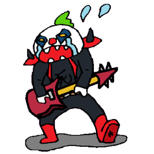 KM55 Metal Killer Clown sticker #14980028