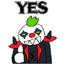 KM55 Metal Killer Clown sticker #14980029