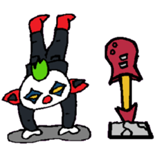 KM55 Metal Killer Clown sticker #14980030