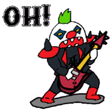 KM55 Metal Killer Clown sticker #14980031