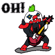 KM55 Metal Killer Clown sticker #14980031